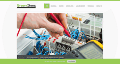 Desktop Screenshot of greenohms.com